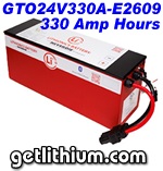 Lithionics Battery 24 Volt lithium-ion high performance GTX series lightweight battery for RV, sailboats, yachts, car, truck, marine and solar power systems