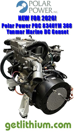 Polar Power PDC 8340YM 388 9kW to 16kW Marine DC Genset