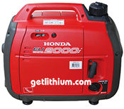 Honda EU2000i 2 kilowatt electric generator - click for a larger image...