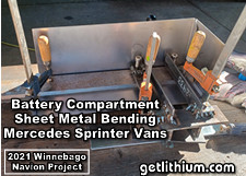 Sheet metal work - bending the pieces on a metal brake