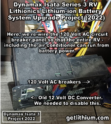 Rewiring the 120 Volt AC circuit breaker panel in conjunction with the addition of the upgraded Xantrex Freedom XC Pro 3000 Watt inverter-charger