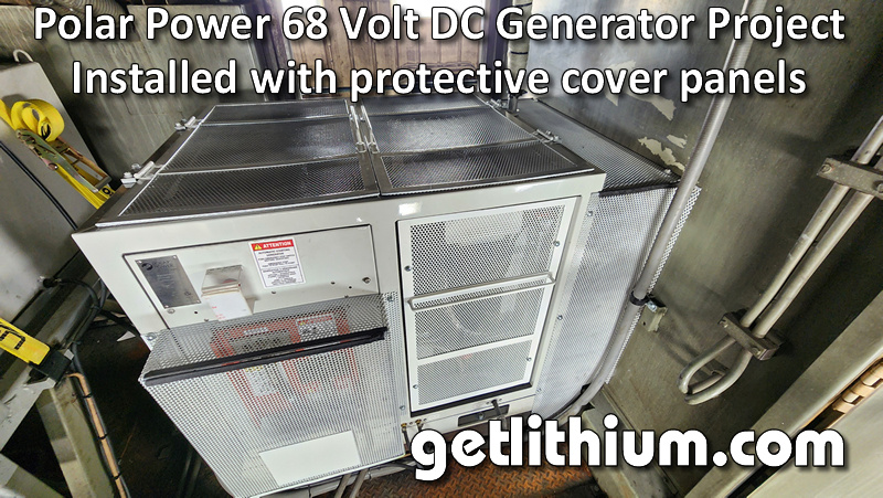 Click on the image for a larger picture of this Polar Power 20kW DC diesel generator snowplow railway project